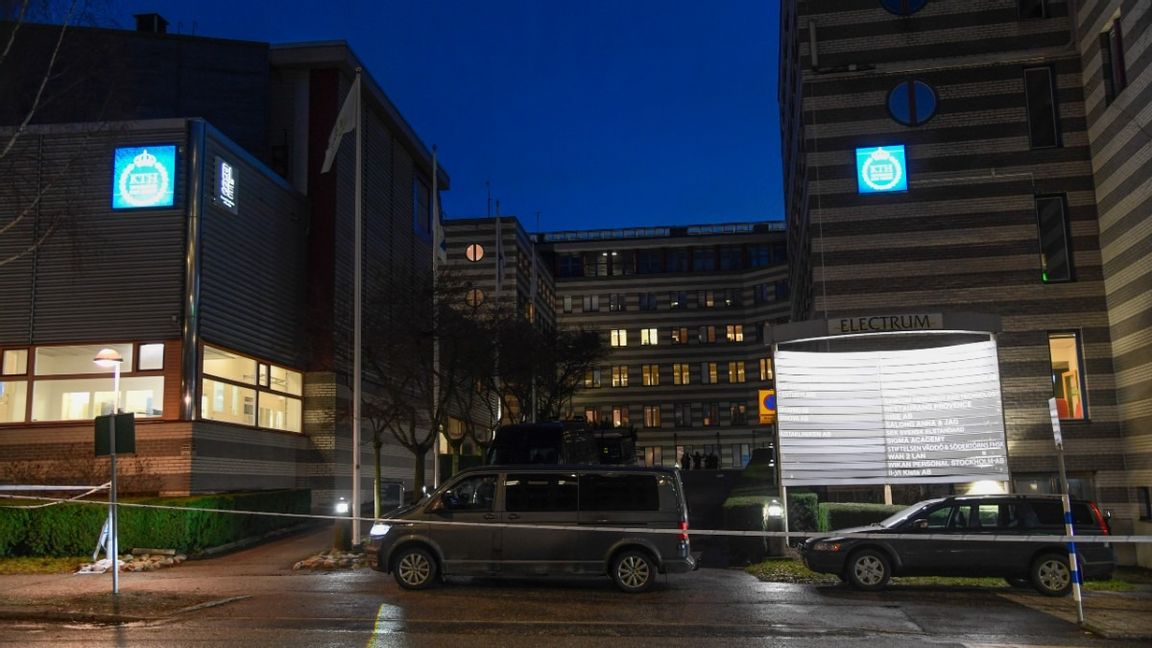 Ett bombdåd har skett i Kista i nordvästra Stockholm under natten till onsdagen. Foto: Marko Säävälä/TT