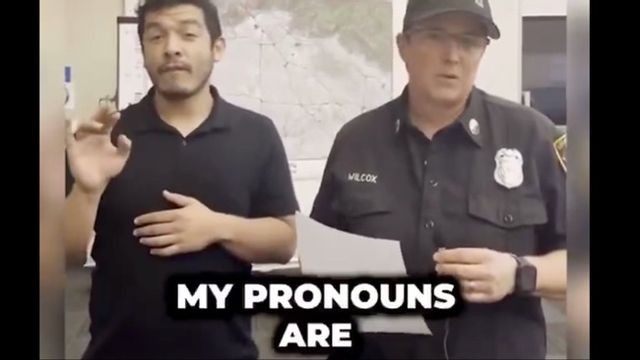 Jennifer Wilcox vid Los Angeles räddningstjänst. Foto: X