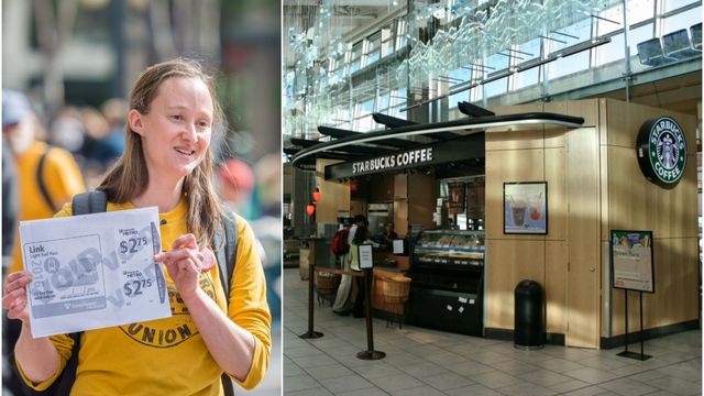 Katie Wilson menar att hon har en god relation med Starbucks. Foto: CC BY 2.0/CC BY 2.5/Wikimedia Commons