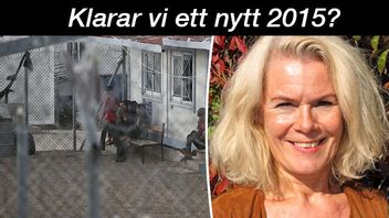 Grete Brochmann är professor vid universitetet i Oslo. Till vänster, grekiskt förvar för illegala migranter som tagit sig över gränsen från Turkiet. Foto: Giannis Papanikos/AP/Pressbild