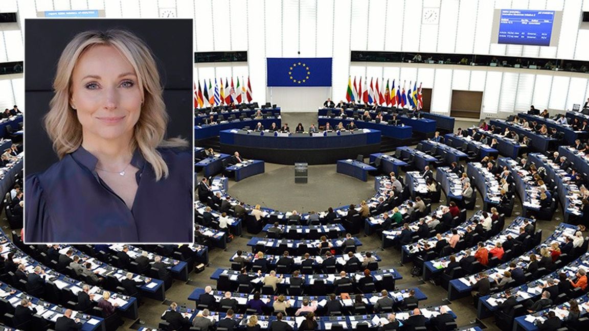 Dagens debattör Jessica Stegrud är Europaparlamentariker för SD. Foto: Sverigedemokraterna / Henrik Montgomery/TT