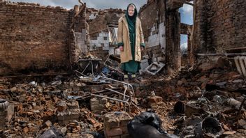 Totalförstörd byggnad i Ukraina. Foto: Magnus Hjalmarson Neideman/SvD/TT