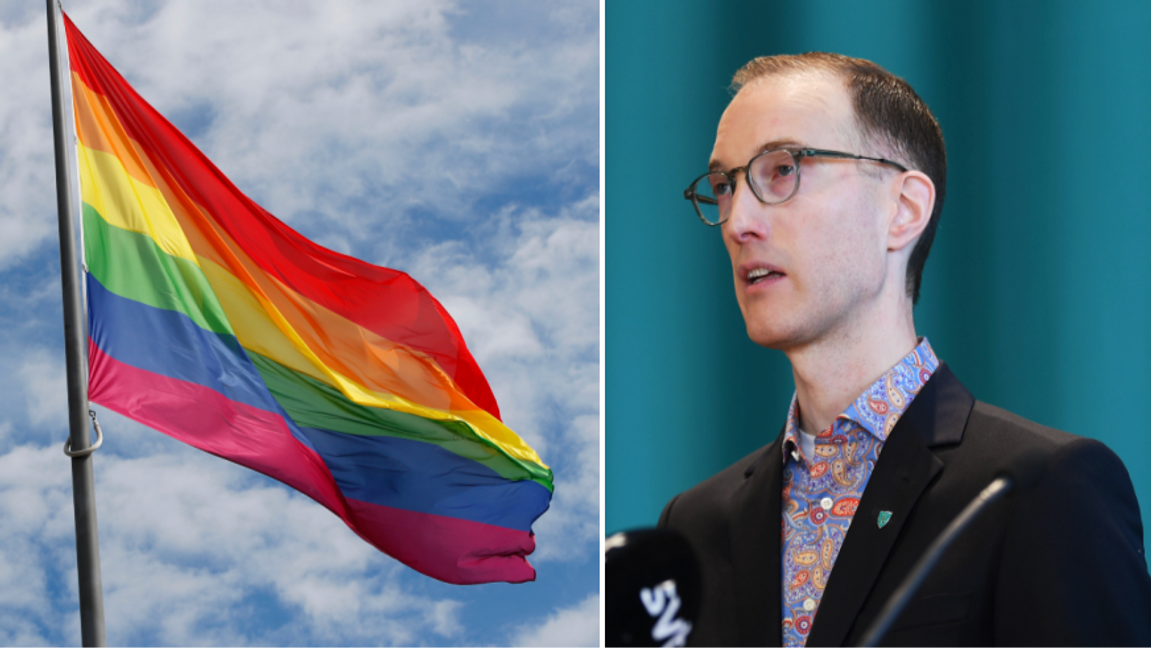 Jan Jönsson (L), oppositionsborgarråd i Stockholm, ifrågasätter motivet bakom SD:s förslag om ett hbtqi-monument i Rinkeby. Foto: Lise Åserud/Fredrik Sandberg/NTB/TT