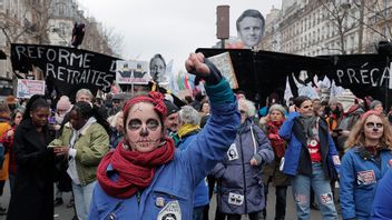 Omfattande demonstration i Frankrike. Här på Paris gator. Foto: Lewis Joly