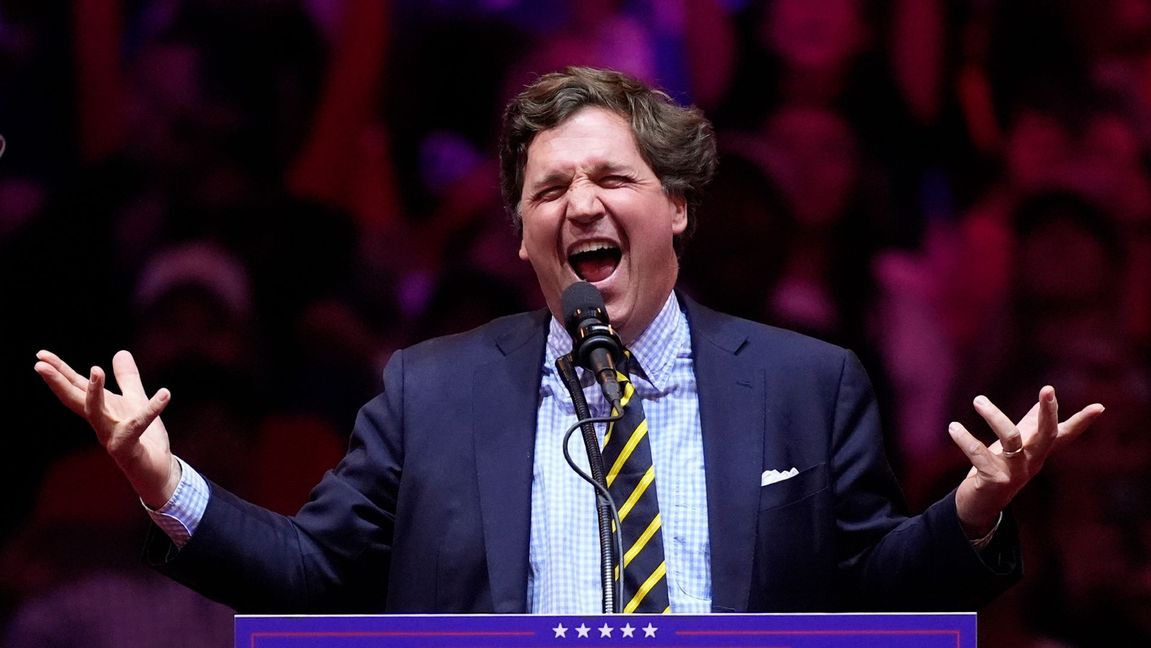 Tucker Carlson har gått från att vara neocon till icke-interventionist. Foto: Evan Vucci/AP/TT