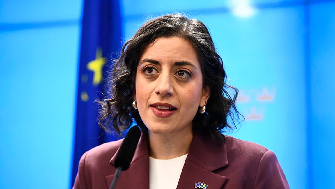 Liberalernas partiledare Simona Mohamsson. Foto: Lars Schröder/TT