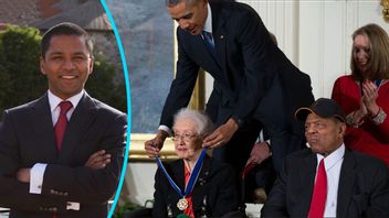 Katherine Johnson tilldelas Presidentens frihetsmedalj 2020/ AP Photo/Evan Vucci, File AX101