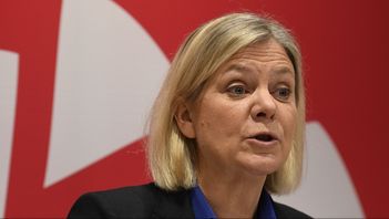 S-ledaren Magdalena Andersson. Arkivbild. Jakob Åkersten Brodén/TT