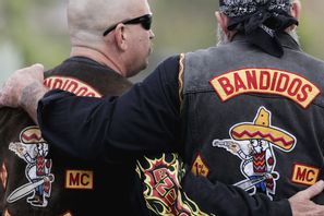 Mc-gänget Bandidos är aktivt i både Sverige och Danmark. Arkivbild. Foto: Roberto Pfeil/AP/TT