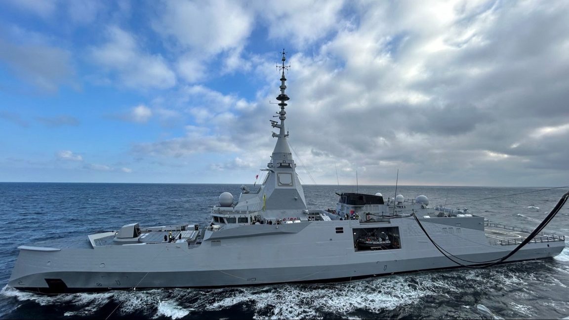 Den franska fregatten Admiral Ronarc’h, som är av samma typ som de planerade svenska fregatterna. Bild: Marine nationale/Licence Ouverte