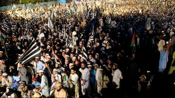 Partiet Jamiat Ulema-e-Islam är starka i området. Foto: Fareed Khan/AP