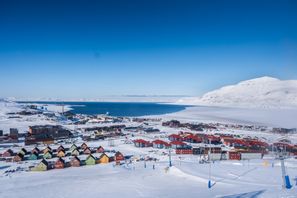 Arkivbild på Longyearbyen på norska Svalbard. Magnus Hjalmarson Neideman/SVD/TT