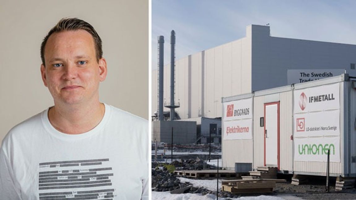 Philip Syrén, slöseriombudsman på Skattebetalarna och Northvolt. Foto: Erik Johnsson/Pontus Lundahl / TT