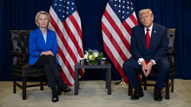 Ursula von der Leyen och Donald Trump. Foto: Public Domain/Wikimedia Commons