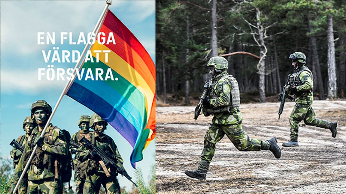 Foto: Försvarsmakten och arkivbild. Foto: Tomas Oneborg / SvD / TT
