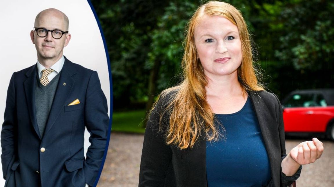 Vänsterpartiet Stockholms ledare Clara Lindblom har framtiden för sig. Foto: Fredrik Sandberg, TT.