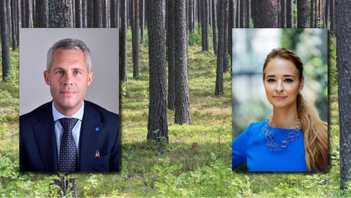 Kjell-Arne Ottosson, vice ordförande i miljö- och jordbruksutskottet, och EU-parlamentariker Alice Teodorescu Måwe (båda KD) går till attack mot EU:s skogskrav. Foto: Caisa Rasmussen/Henrik Montgomery/Fredrik Sandberg/TT