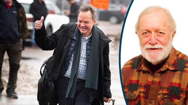 Karl Hedin har inte jagat varg – men ska han nu börja jaga människor? FOTO: Pontus Lundahl/TT