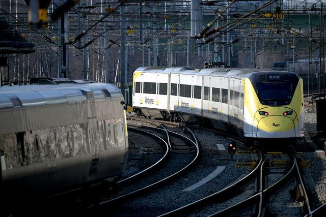 Många tåg, däribland alla avgångar med Arlanda Express, har ställts in efter en olycka i Upplands Väsby på tisdagsmorgonen. Arkivbild. Janerik Henriksson/TT