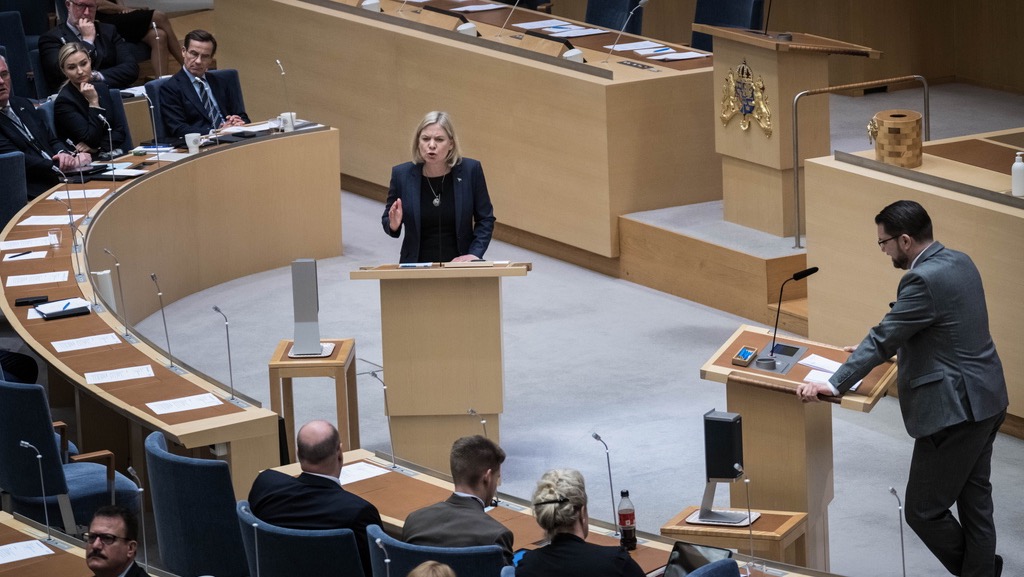 Hjort: Snart Närmar Sig Socialdemokraterna SD