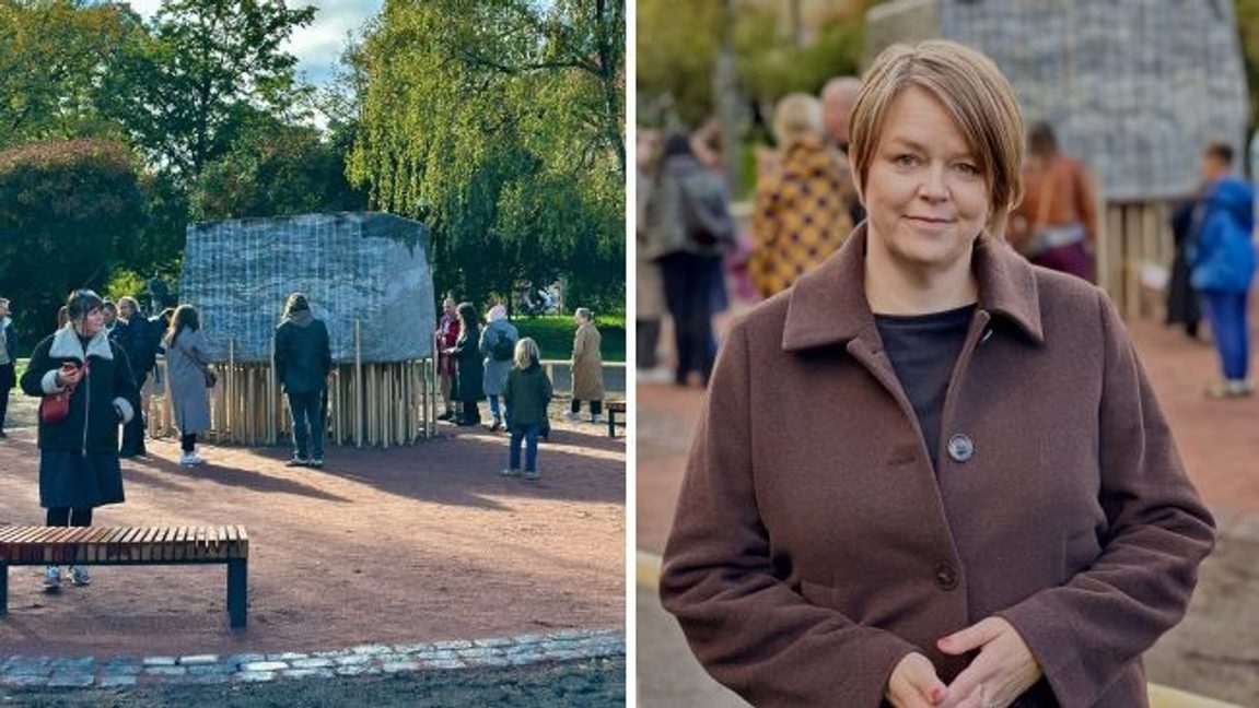Katrin Stjernfeldt Jammeh (S) var på plats. Foto: Facebook/S Malmö