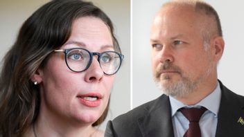 Maria Malmer Stenergard (M) och justitie- och migrationsminister Morgan Johansson (S). Foto: Jessica Gow/TT.