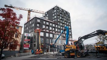 Nya bostäder byggs i Midsommarkransen i Stockholm. Foto: Helena Landstedt/TT