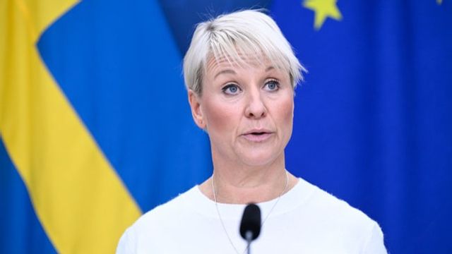 Anna Tenje (M), äldre- och socialförsäkringsminister. Foto: Jessica Gow/TT.