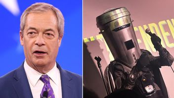 Nigel Farage och Count Binface. Foto: Gage Skidmore/CC BY 2.0, Jpdfive/CC BY 4.0