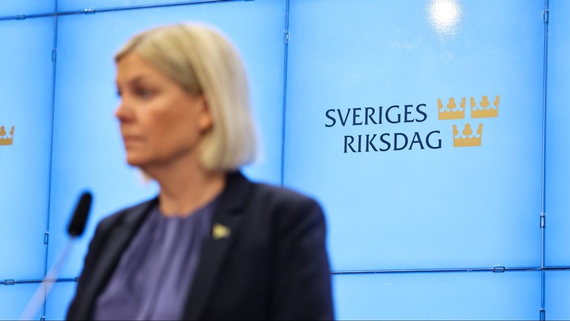 Ännu en gång är det otydligt vem som bestämmer i Socialdemokraterna. Foto: Caisa Rasmussen/TT 