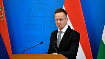 Ungerns utrikesminister Péter Szijjártó. Foto: Boglarka Bodnar/AP/TT