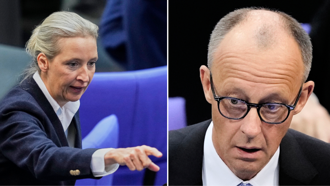 AfD-ledaren Alice Weidel kräver nyval efter dagens omröstning. Foto: Ebrahim Noroozi/Markus Schreiber/AP/TT
