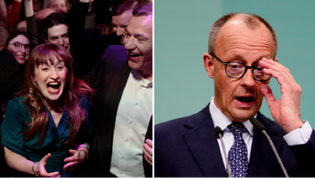 Politisk låsning: Merz tvingas kompromissa med Die Linke som vägrar stödja hans försvarsplaner. Foto: Helmut Fricke/Martin Meissner/AP/TT