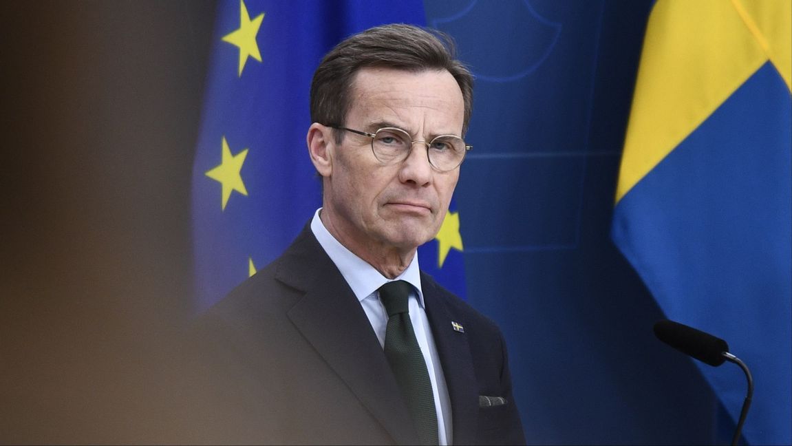 Statsminister Ulf Kristersson (M). Foto: Lars Schröder/TT