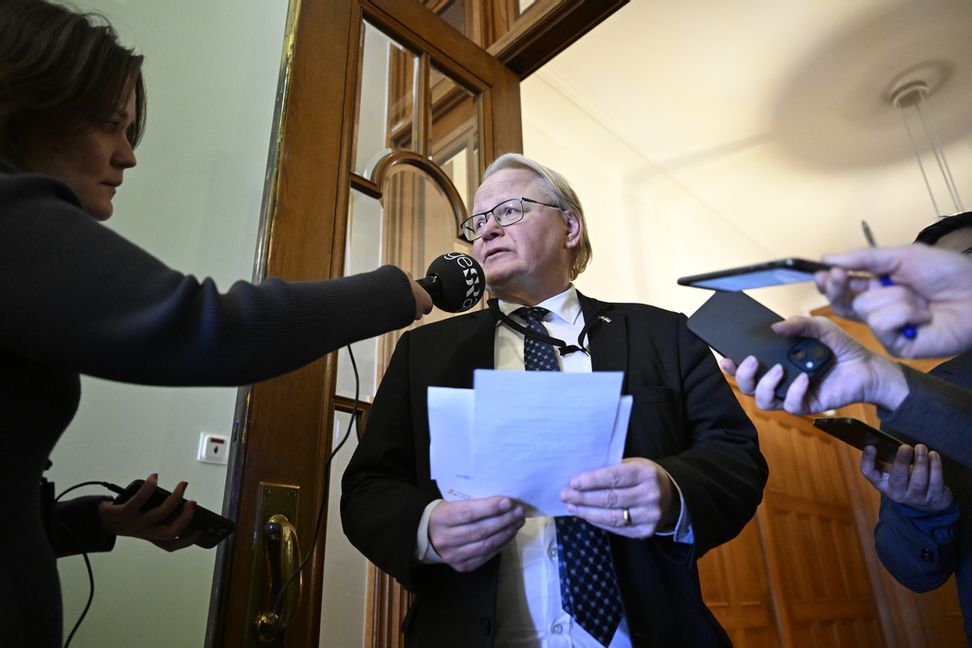 Peter Hultqvist (S) ordförande i försvarsutskottet. Foto: Fredrik Sandberg/TT