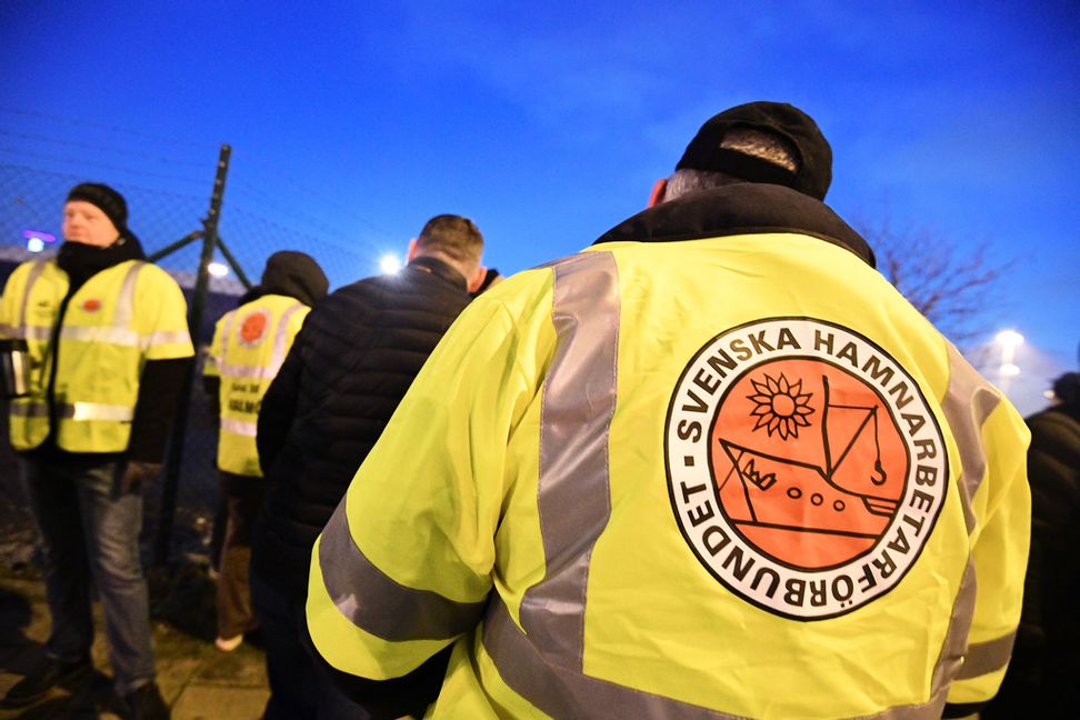 Hamnarbetarförbundet. Arkivbild. Foto: Johan Nilsson/TT