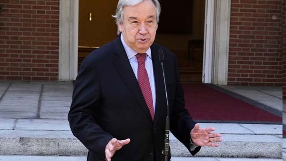 FN:s generalsekreterare António Guterres. Foto: Paul White/AP/TT