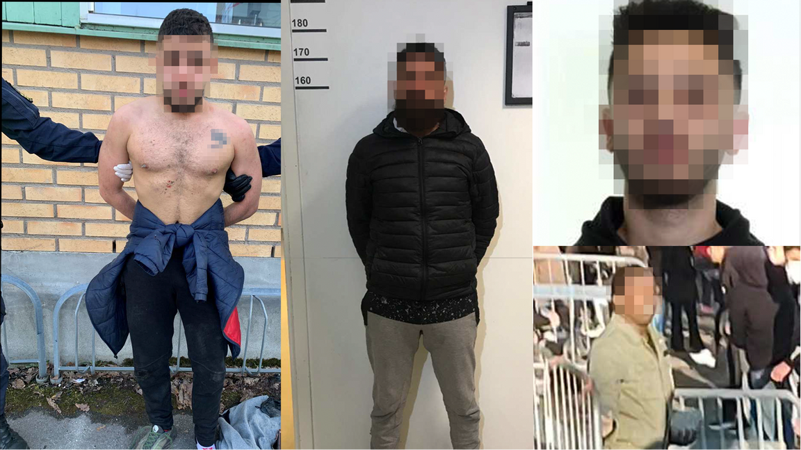 Fyra män åtalas för delaktighet i upploppen i Örebro. Foto: Polisen