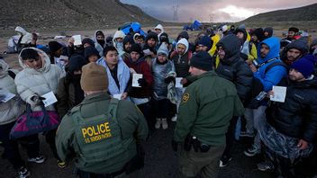 Den illegala invandringen via den södra gränsen har blivit en politisk het potatis i USA. Foto: Gregory Bull/AP/TT