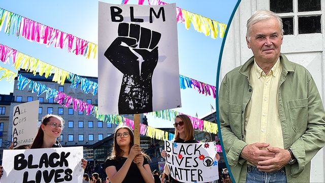 I namn av olika kollektivs tänkta känslor skapas tabuämnen. Här en BLM-demonstration 2020 i Stockholm. Foto: Jonas Ekströmer/TT
