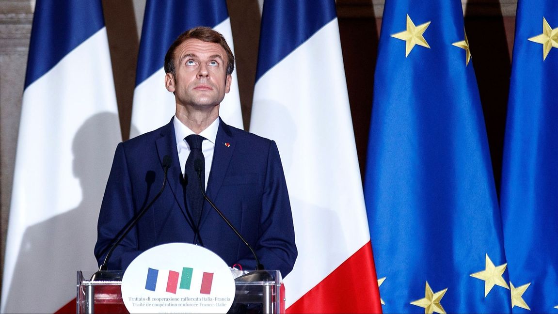 Frankrikes president Emmanuel Macron. Arkivbild. Foto: Roberto Monaldo/AP/TT.