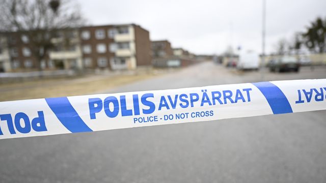 Avspärrning i Upplands-Bro. Foto: Pontus Lundahl/TT 