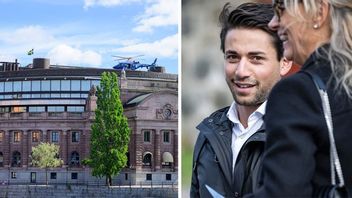 Nick Alinia kallar Socialdemokraternas oro för ”totalt påhittad”. Foto: Magnus Lejhall/TT/Johan Nilsson/TT.