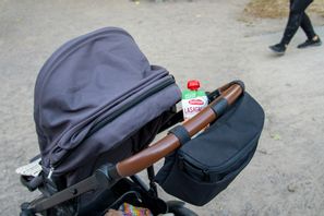En man åtalas för att ha kört på sin flickvän och deras tre månader gamla bebis. Arkivbild. Foto: Susanna Persson Öste/TT