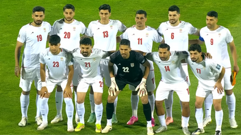 Irans landslag under en kvalmatch inför VM 2026. Foto: Skärmdump Youtube