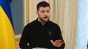 Ukrainas president Volodymyr Zelenskyj. Foto: AP/TT 