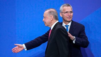 Turkiets president Erdogan har pratat i telefon med Natos Jens Stoltenberg. Foto: Bernat Armangue/AP/TT