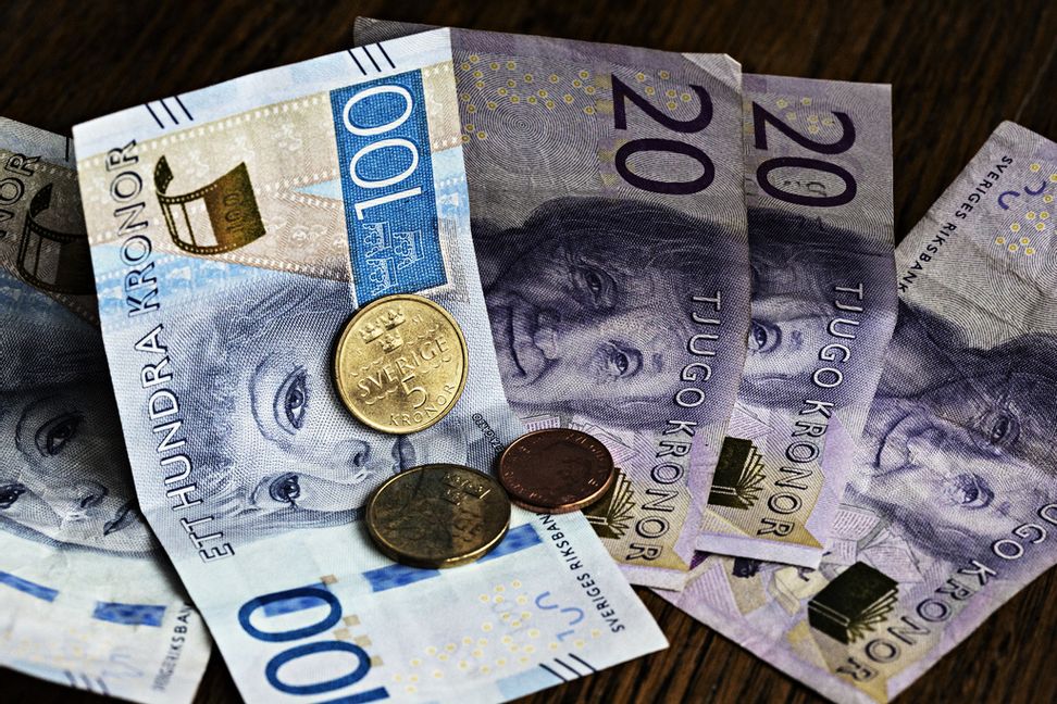 Den svenska kronan har stärkts under året. Arkivbild. Foto: Martina Holmberg/TT