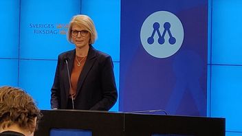 Moderaternas ekonomiskpolitiska talesperson Elisabeth Svantesson. Foto: Tomas Hedlund