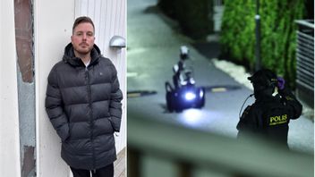 Fabian Åhlin blev drabbad när det sprängdes utanför hans hem i Upplands Väsby. Foto: Privat/Caisa Rasmussen/TT